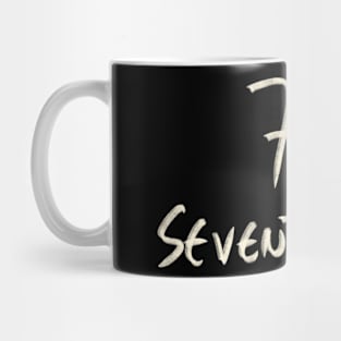 Hand Drawn Letter Number 71 Seventy One Mug